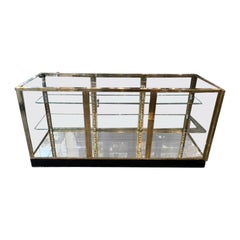Antique Fantastic Brass Counter Display Unit-1930s France