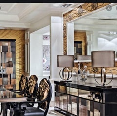 Fantastic Cabinet in Ebony Macassar Veenered with Drawers and Shelves