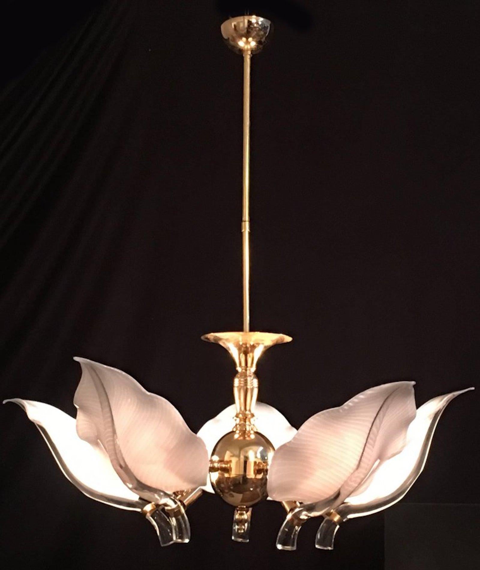 Fantastico lampadario Franco Luce per Seguso, Murano, anni '70 in vendita 3