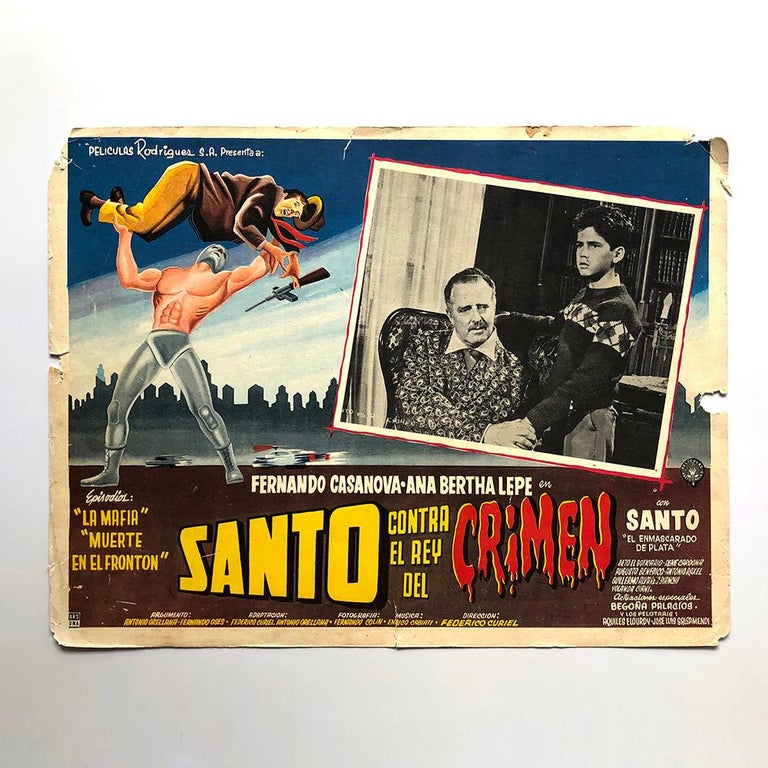Fantastic Collection of 16 Original and Rare Mexican Wrestling Movie Posters For Sale 11