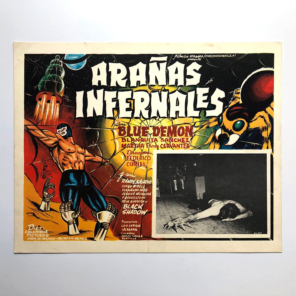 Mid-20th Century Fantastic Collection of 16 Original and Rare Mexican Wrestling Movie Posters