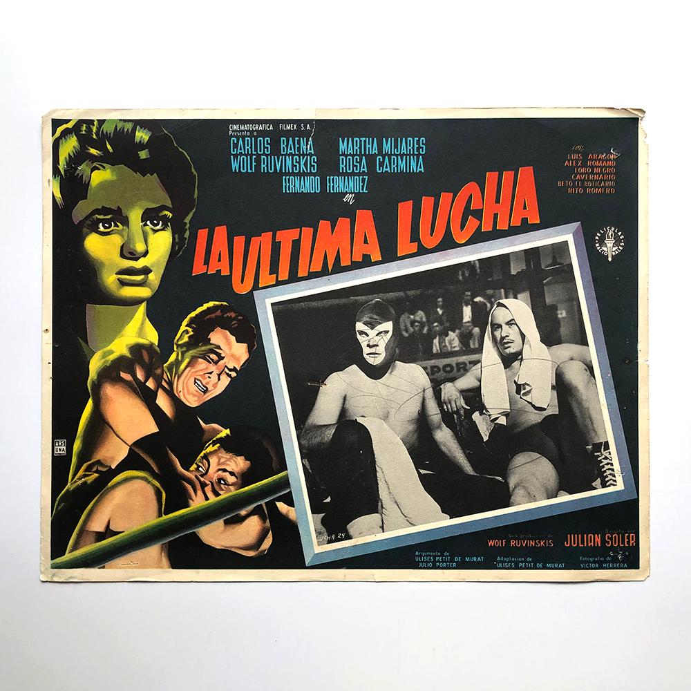 Paper Fantastic Collection of 16 Original and Rare Mexican Wrestling Movie Posters