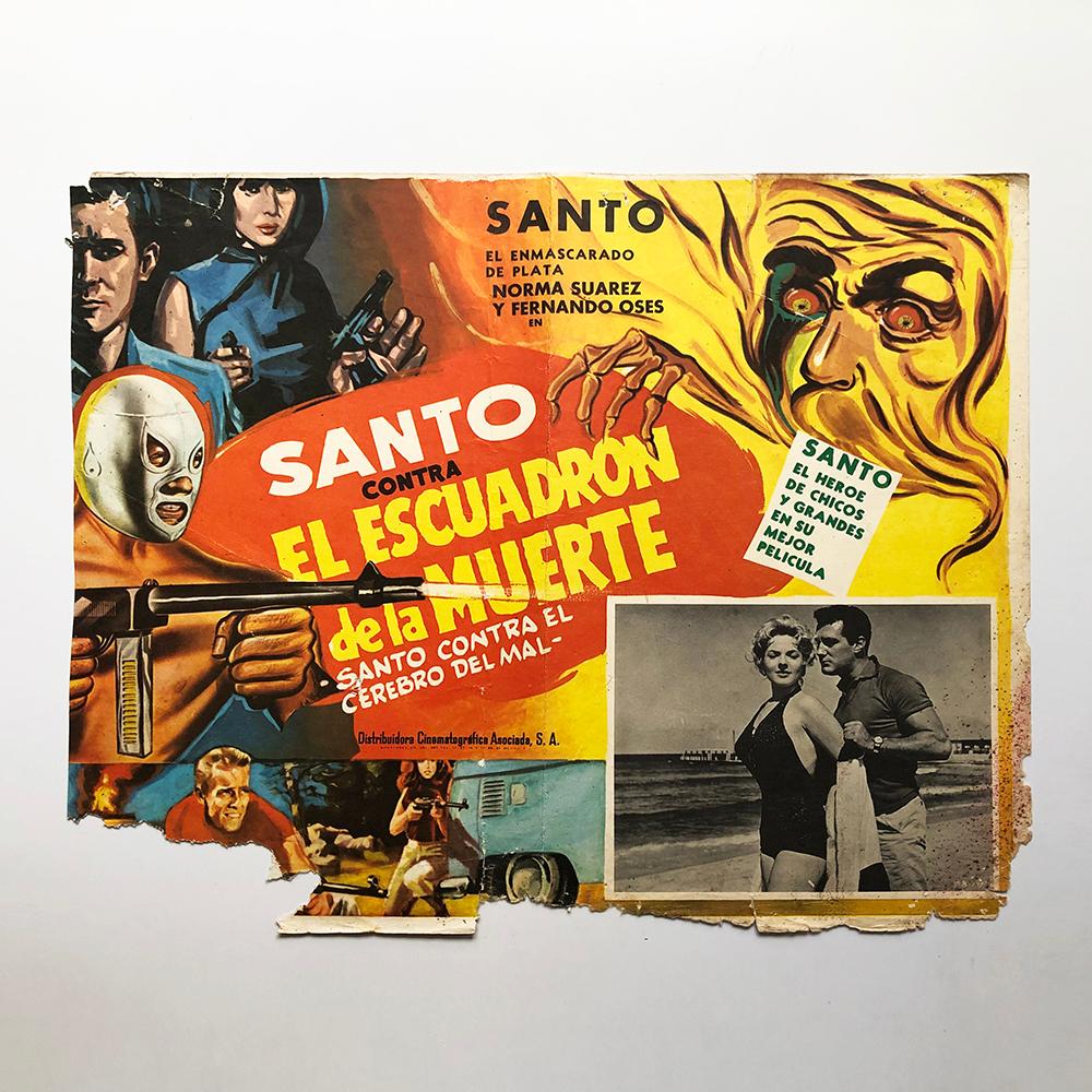 Mid-Century Modern Fantastic Collection of 8 Original and Rare Mexican Wrestling Movie Posters