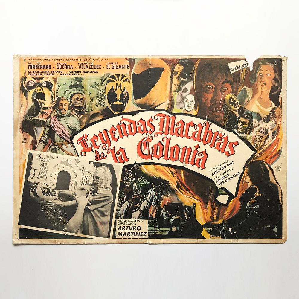 Papercord Fantastic Collection of 8 Original and Rare Mexican Wrestling Movie Posters