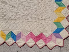 Fantastic Colorful Pastel Star Quilt