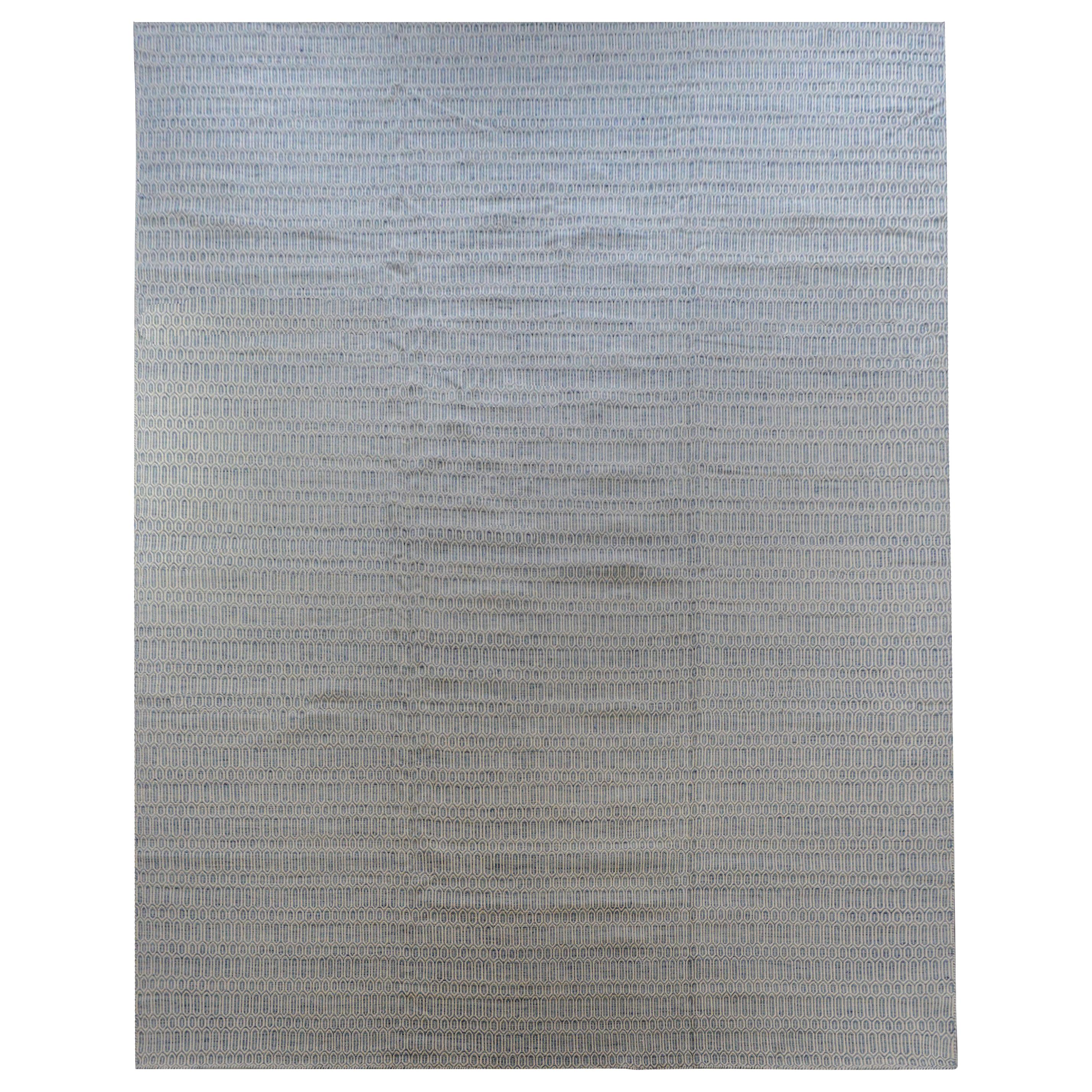 Fantastic Contemporary Indian Flat-Weave Rug For Sale