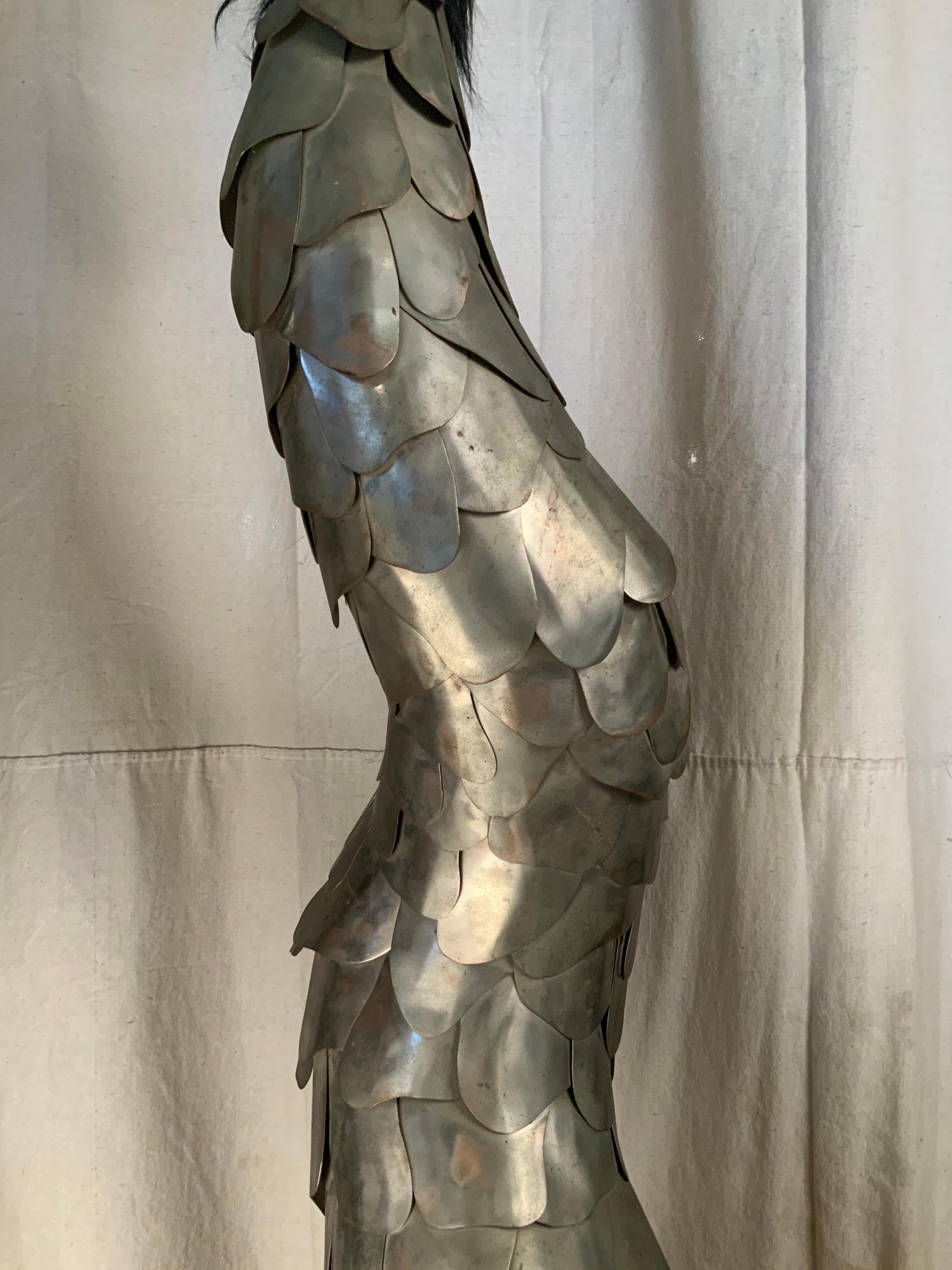 American Fantastic Curved Abstract Sculpture by Joseph Kurhajec, circa 1970 For Sale