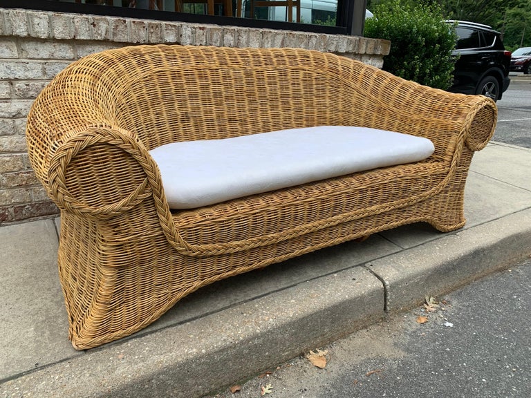 Salotto Divanetto In Vimini Usato Salottino Divano In Vimini Usato