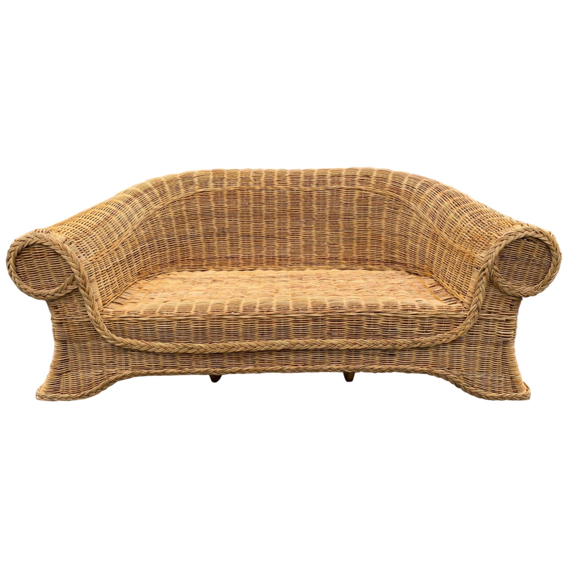 Wicker couches cheap