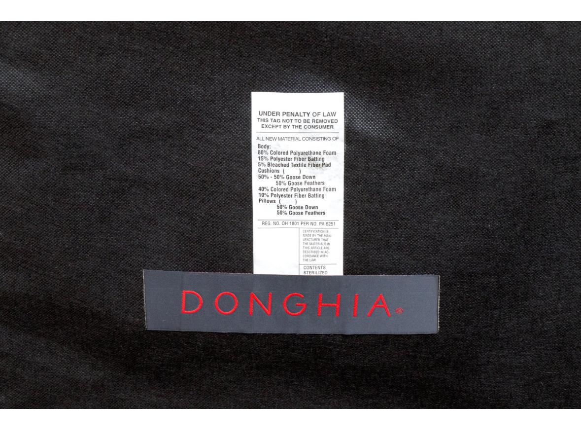 Fantastischer Donghia Polstersessel mit Ottomane (Stoff) im Angebot