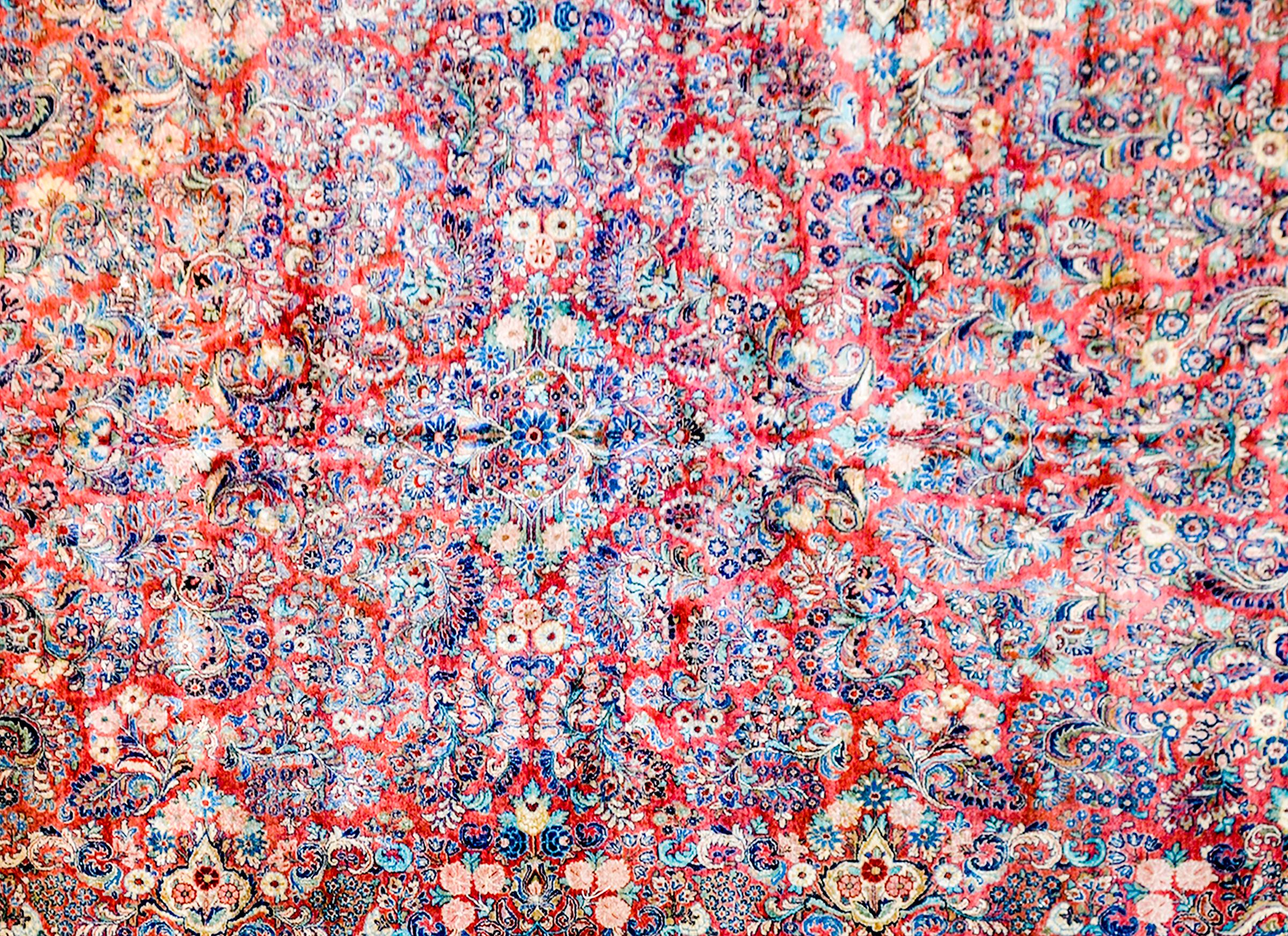 Sarouk Farahan Fantastic Early 20th Century Antique Sarouk Rug For Sale