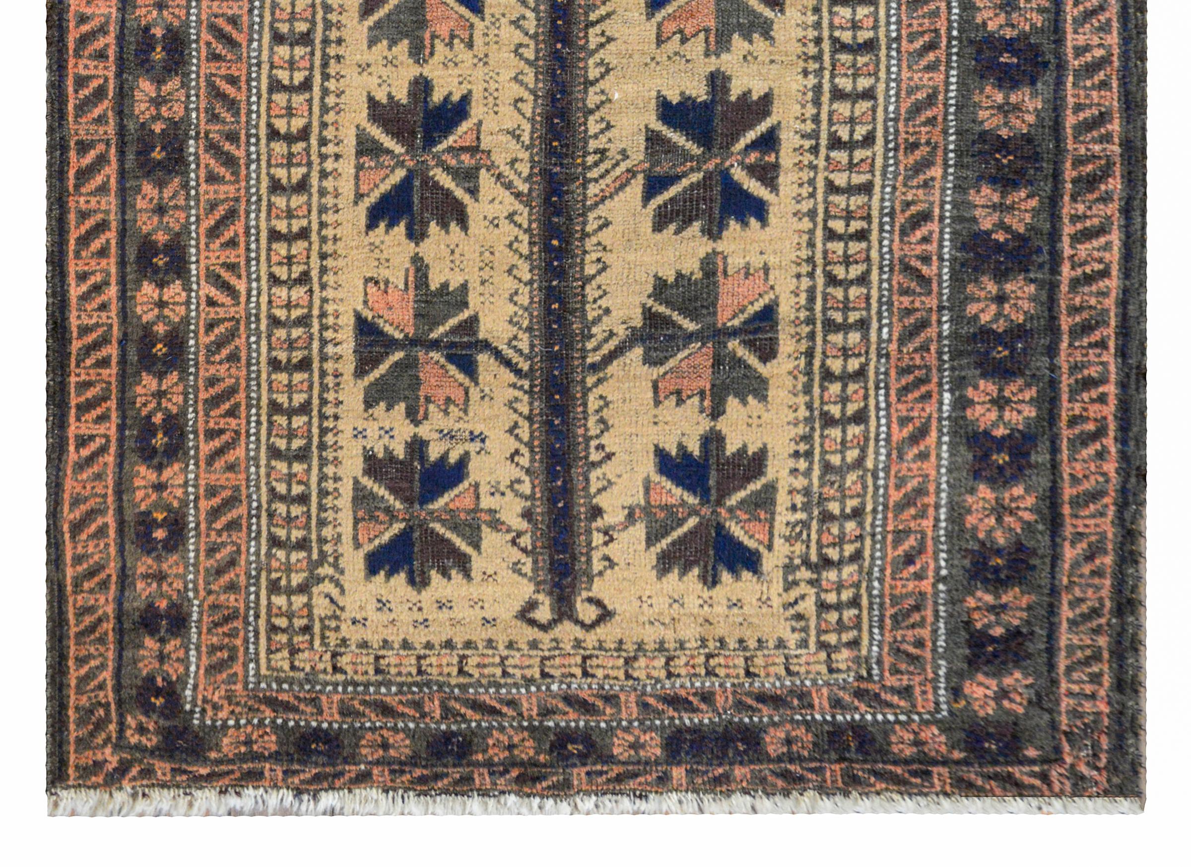 Persian Fantastic Early 20th Century Baluch Prayer Rug For Sale
