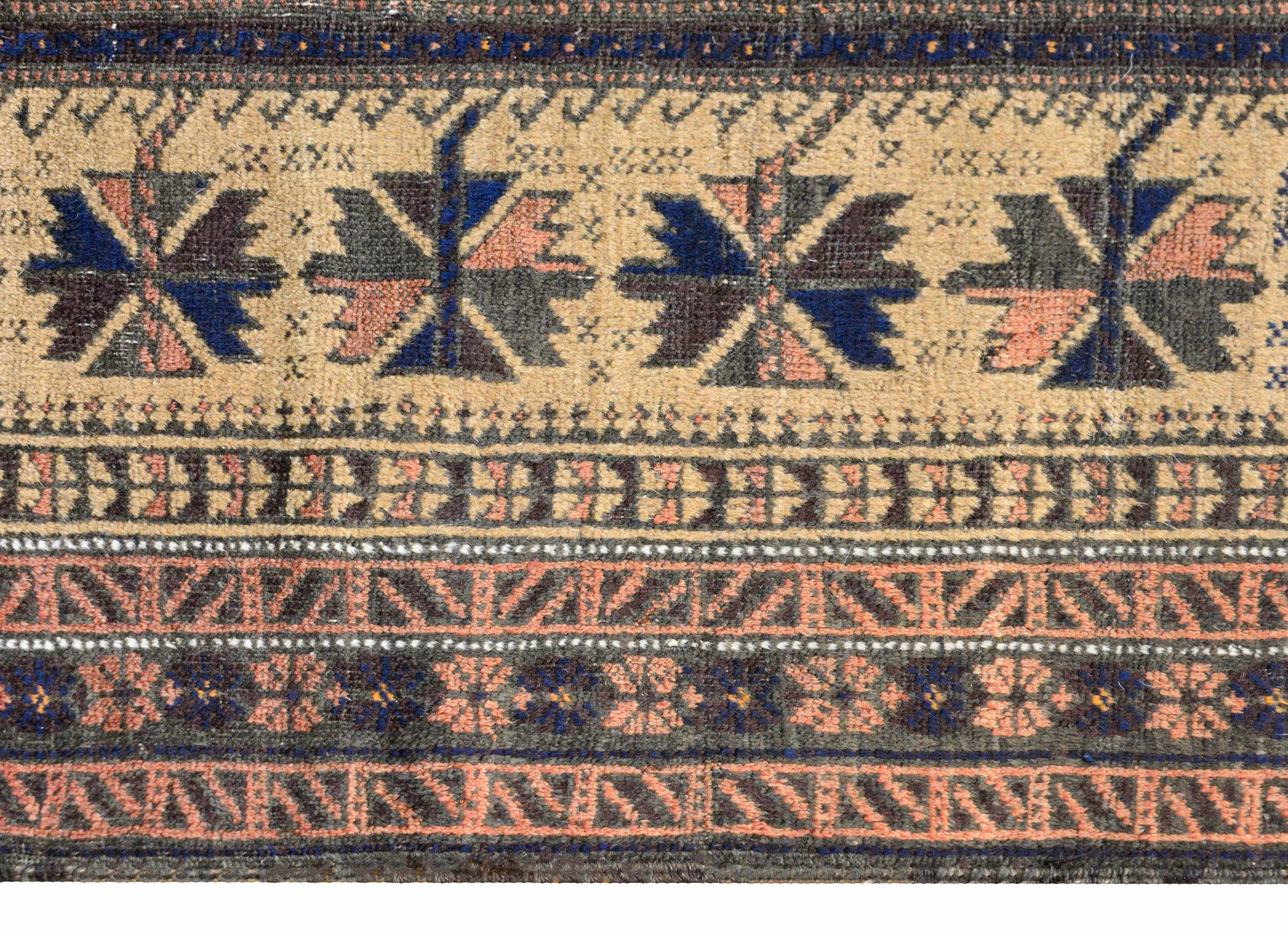 Wool Fantastic Early 20th Century Baluch Prayer Rug For Sale