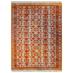 Fantastic Early 20th Century Central Asian Samaghand Rug