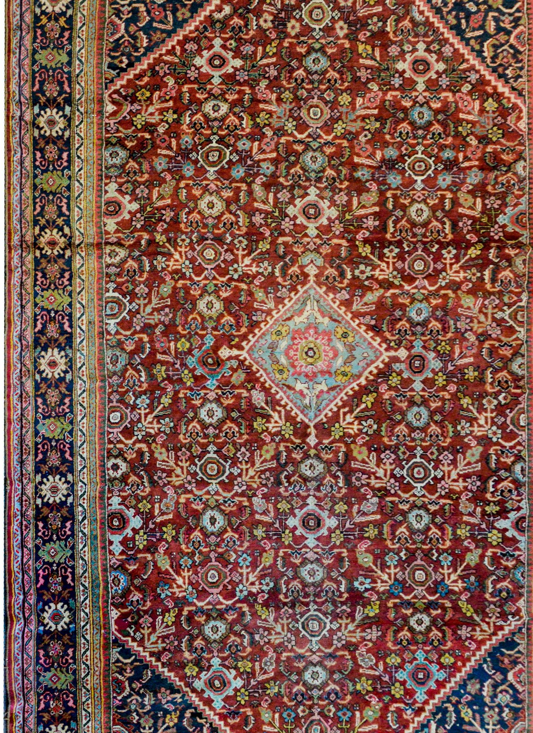 Tabriz Fantastic Early 20th Century Mahal Rug For Sale