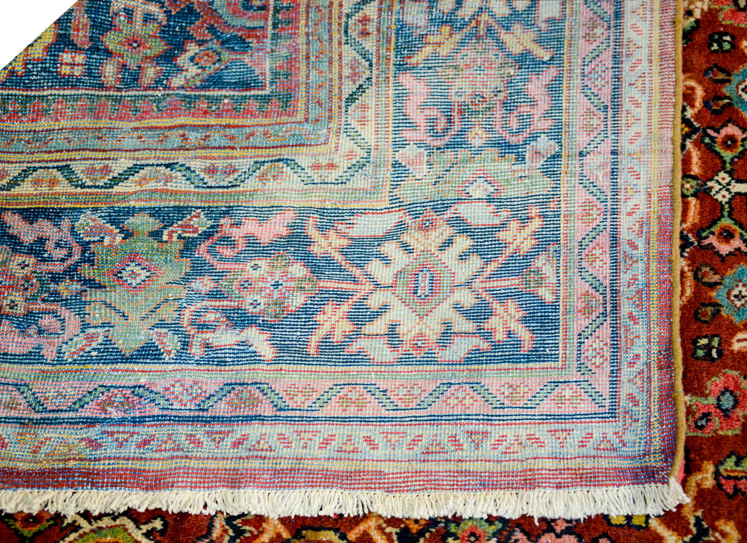 Fantastic Early 20th Century Mahal Rug For Sale 1