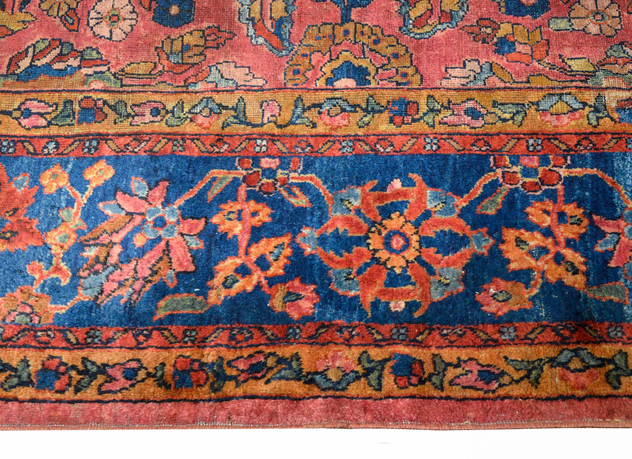 Fantastic Early 20th Century Sarouk Mahal Rug 1