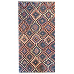 Fantastique tapis Kilim Shahsevan du début du 20e siècle