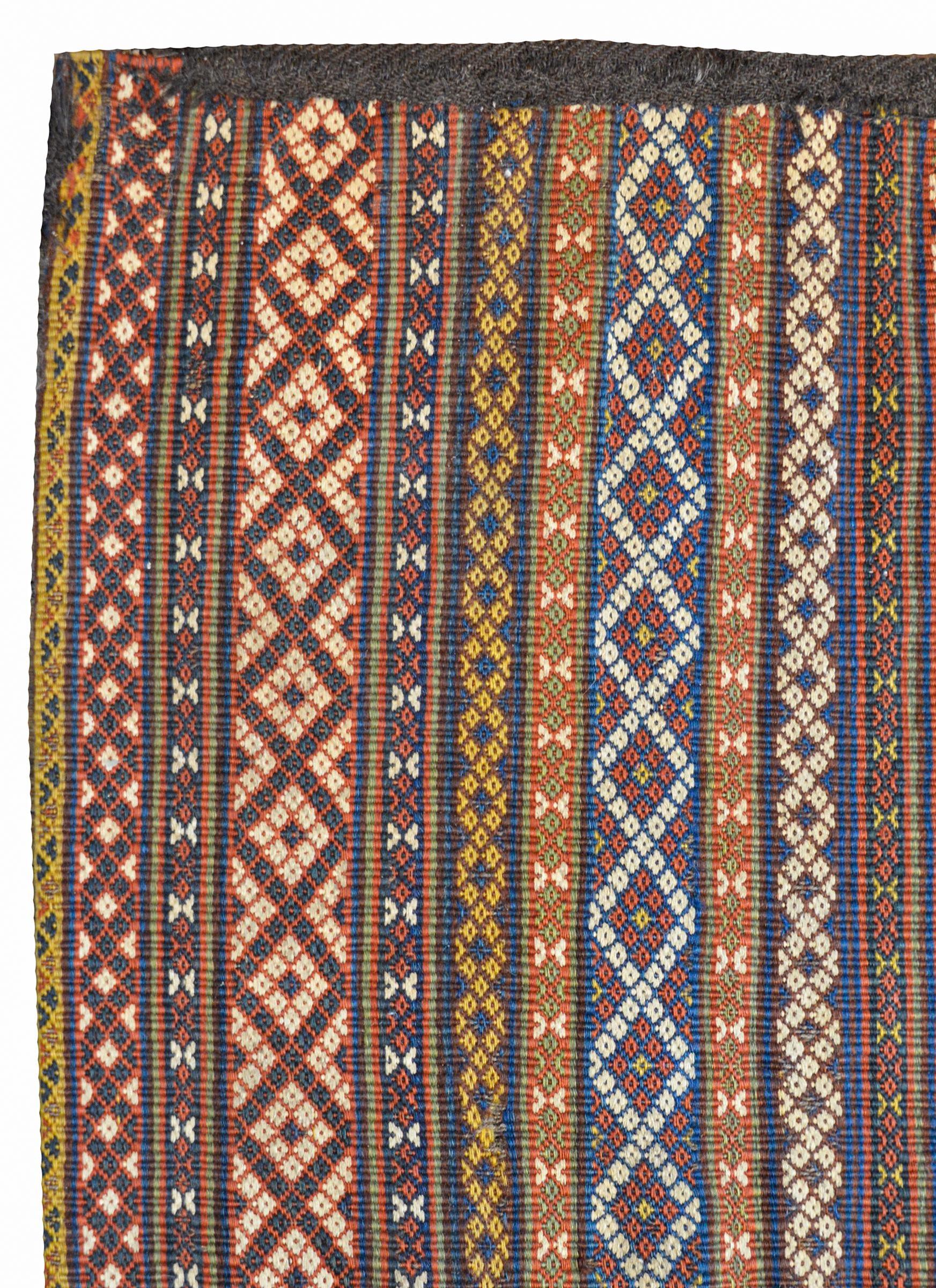 Tribal Fantastic Early 20th Century Shahsevan Rug For Sale