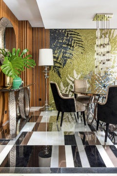 Fantastic Floor Lamp with Bronze Metal Frame Lampshade in Fabric Ivory Color