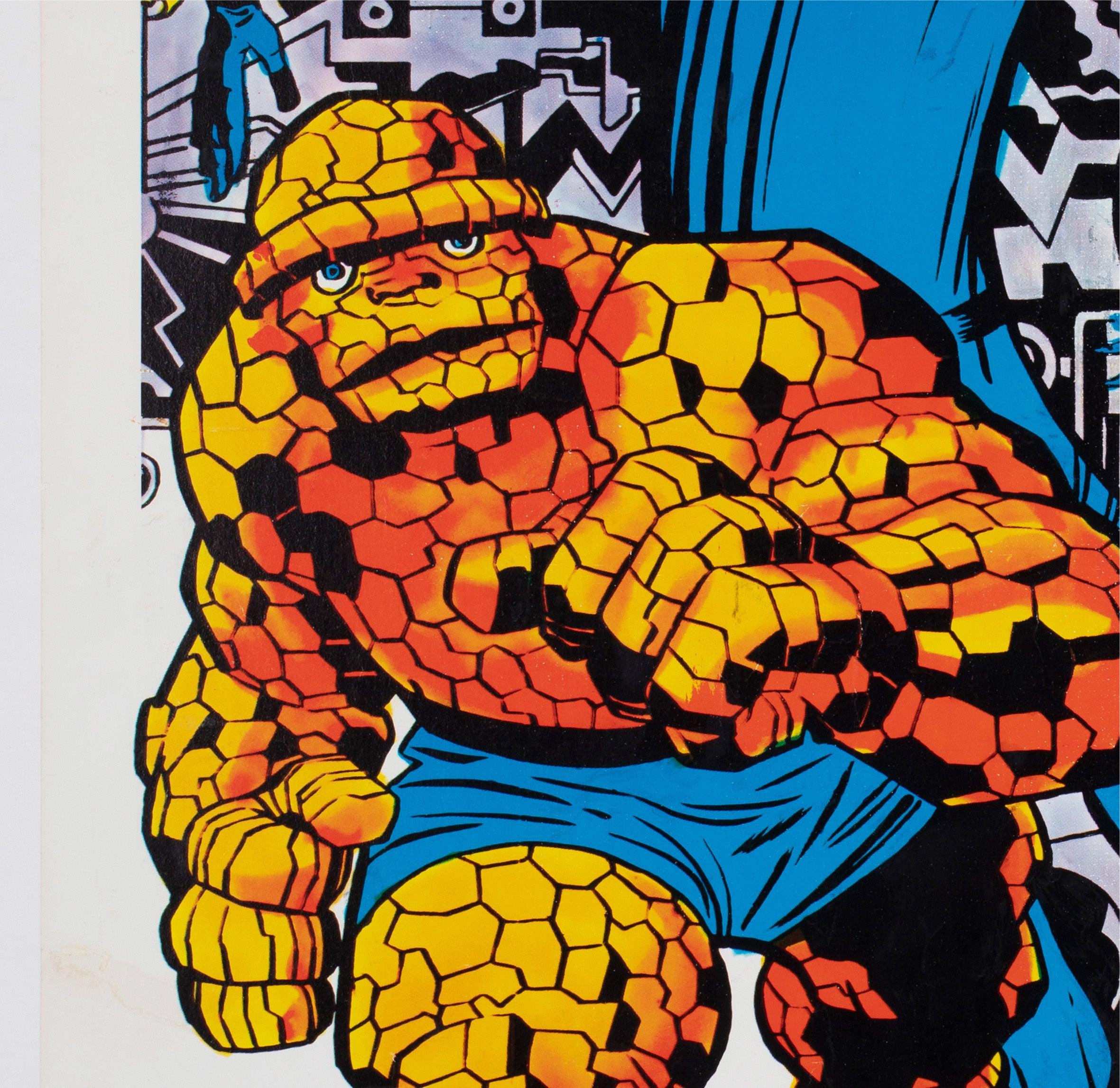 20th Century Fantastic Four 1970 Marvel Poster, Jack Kirby For Sale