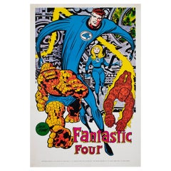 Los Cuatro Fantásticos 1970 Póster Marvel, Jack Kirby