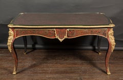 Fantastic French 19th Century Boulle Desk with Bronze Mounts