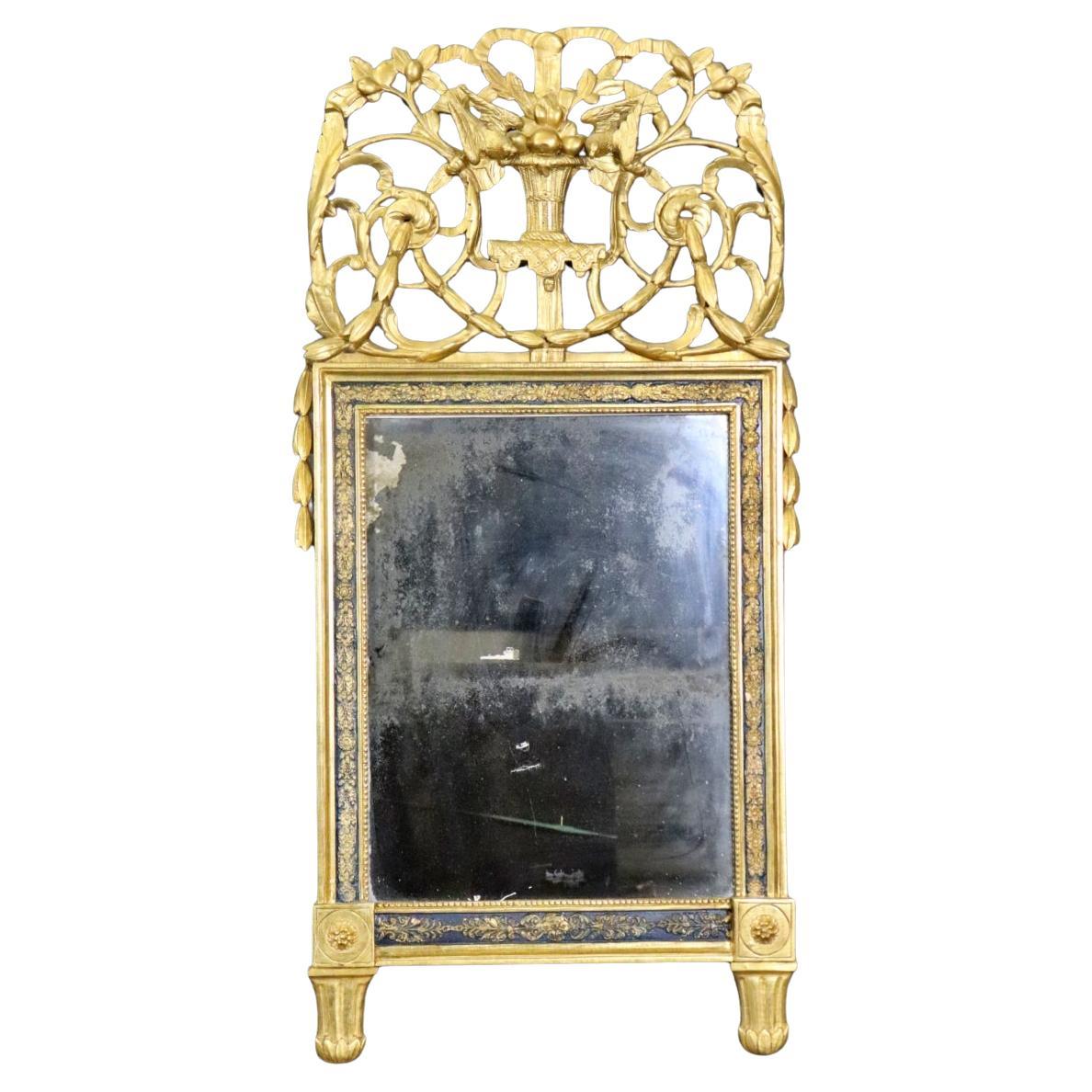 Fantastic French Carved Antique Louis XV Wall Mirror