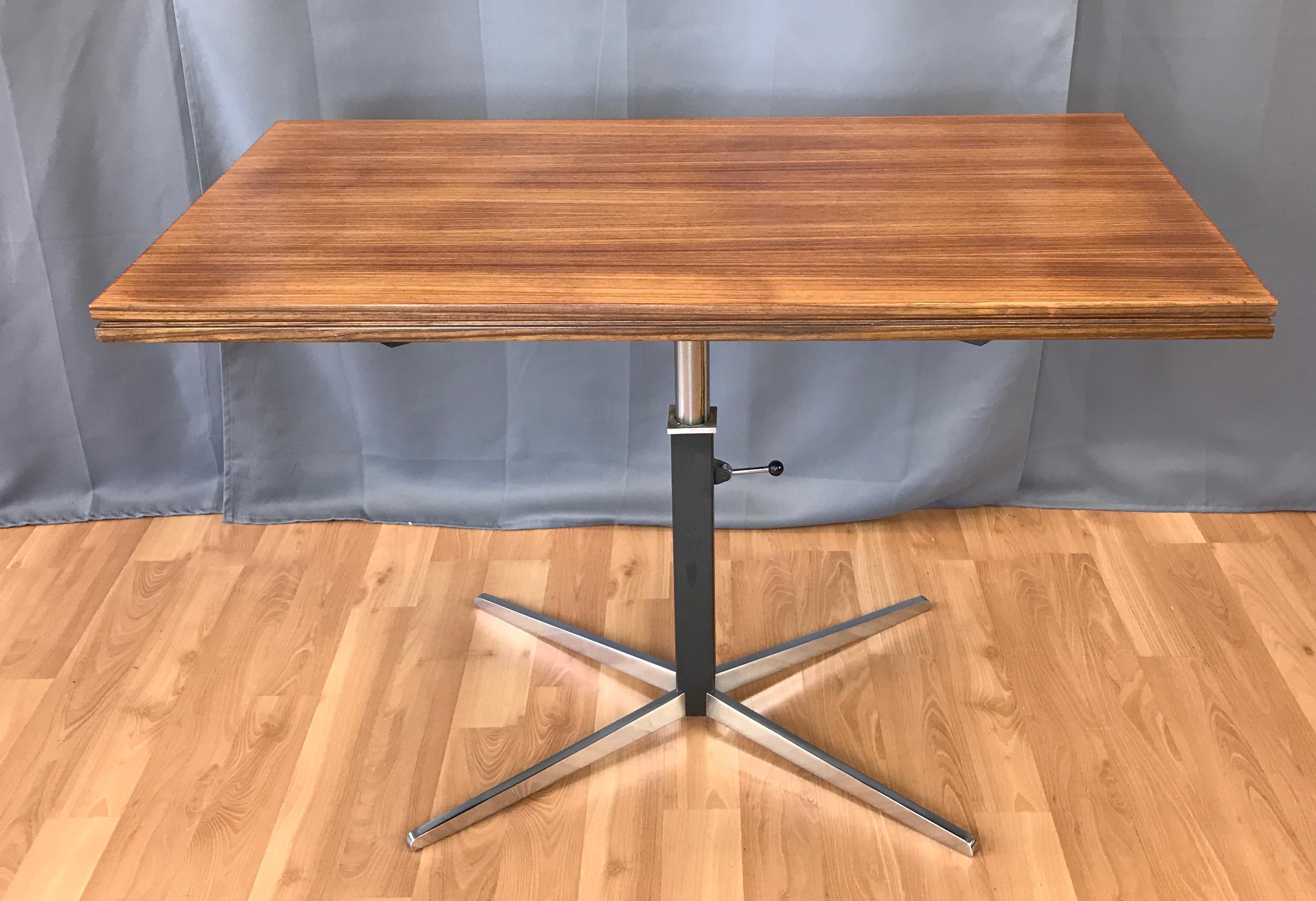 Mid-20th Century Fantastic German Rosewood Coffee Dining Table by Wilhelm Renz