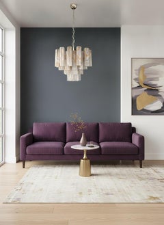 Fantastic Glass Tube Chandelier - 36 alabaster wisteria glasses