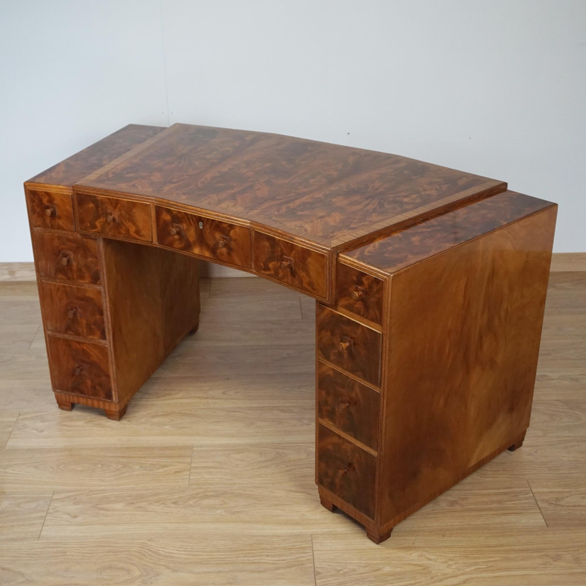 Fantastic Heal's of London Art Deco Desk 4