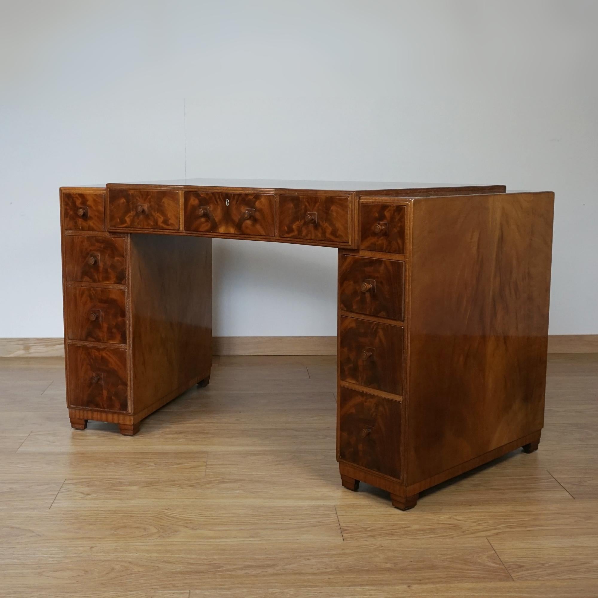 Fantastic Heal's of London Art Deco Desk 5
