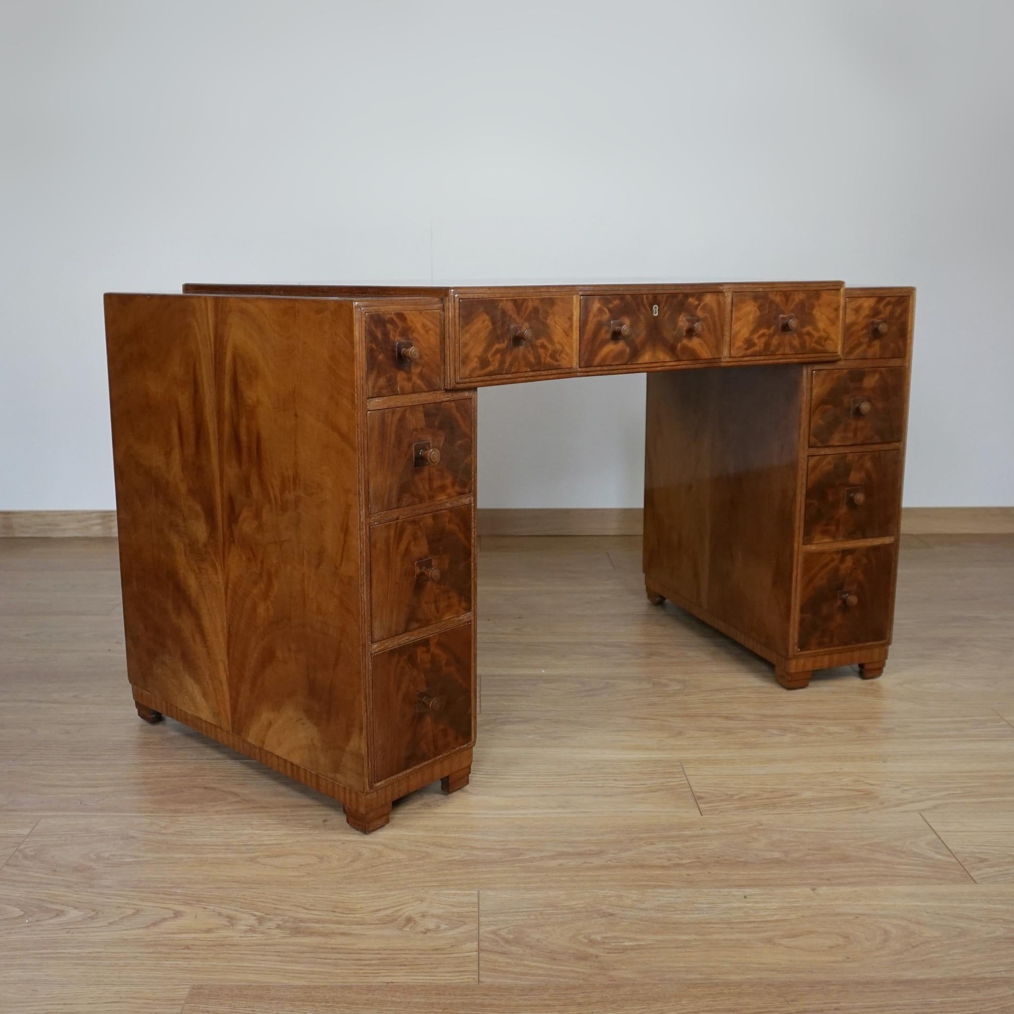 Fantastic Heal's of London Art Deco Desk 9