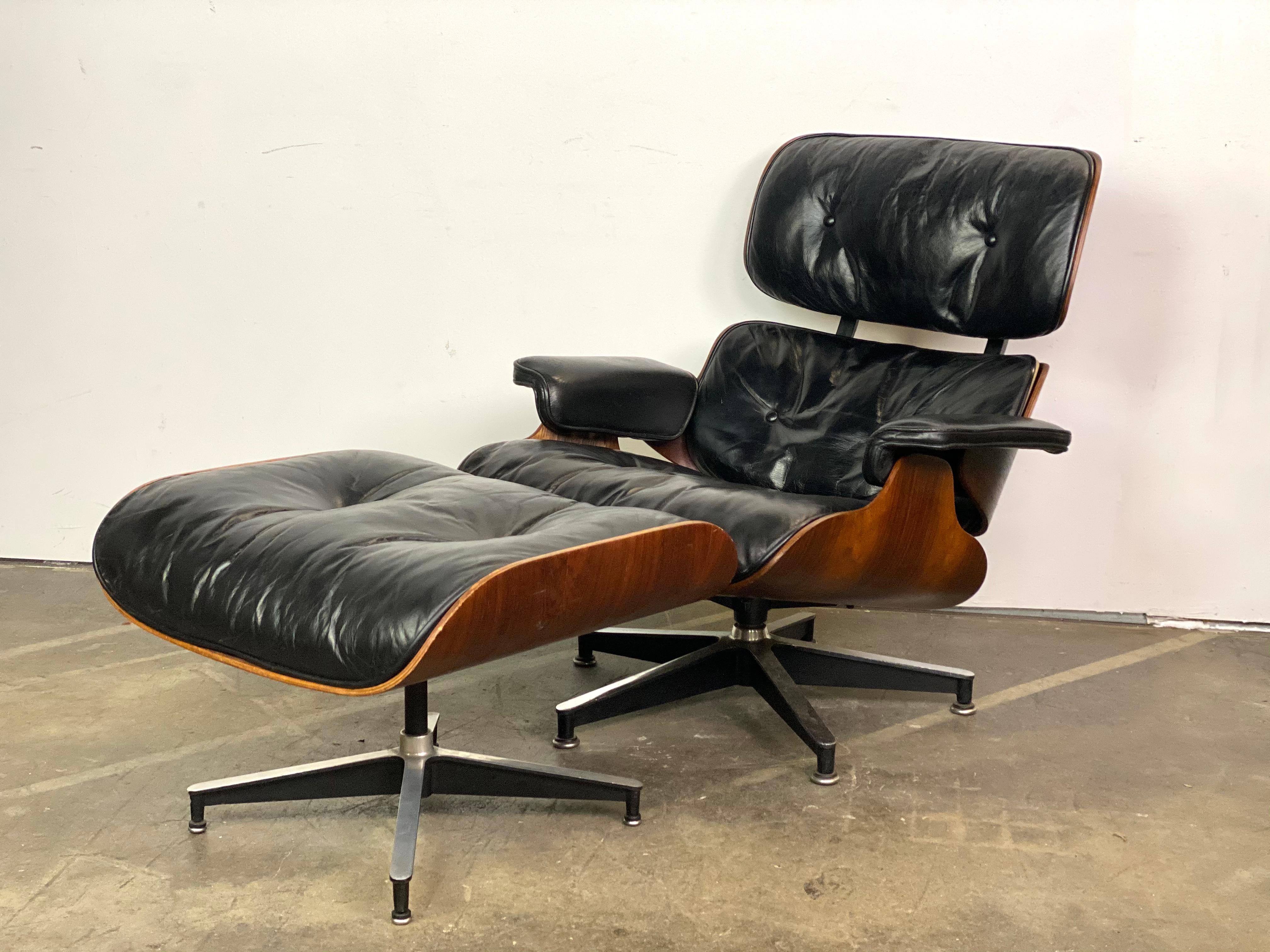 American Fantastic Herman Miller Eames Lounge Chair and Ottoman