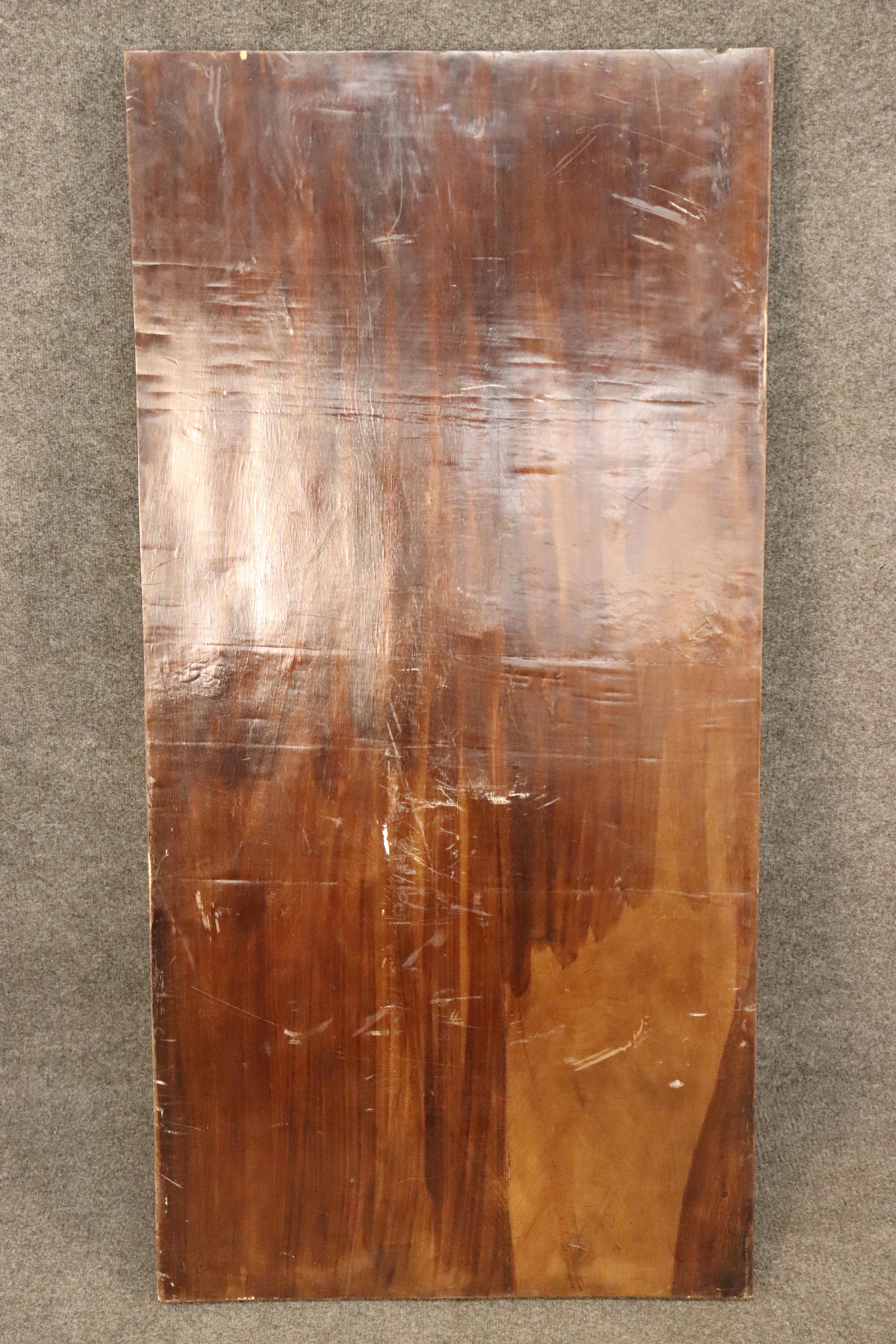 Fantastic Italian Tall Carved Walnut Figural Panel of Significant Age and Size For Sale 7