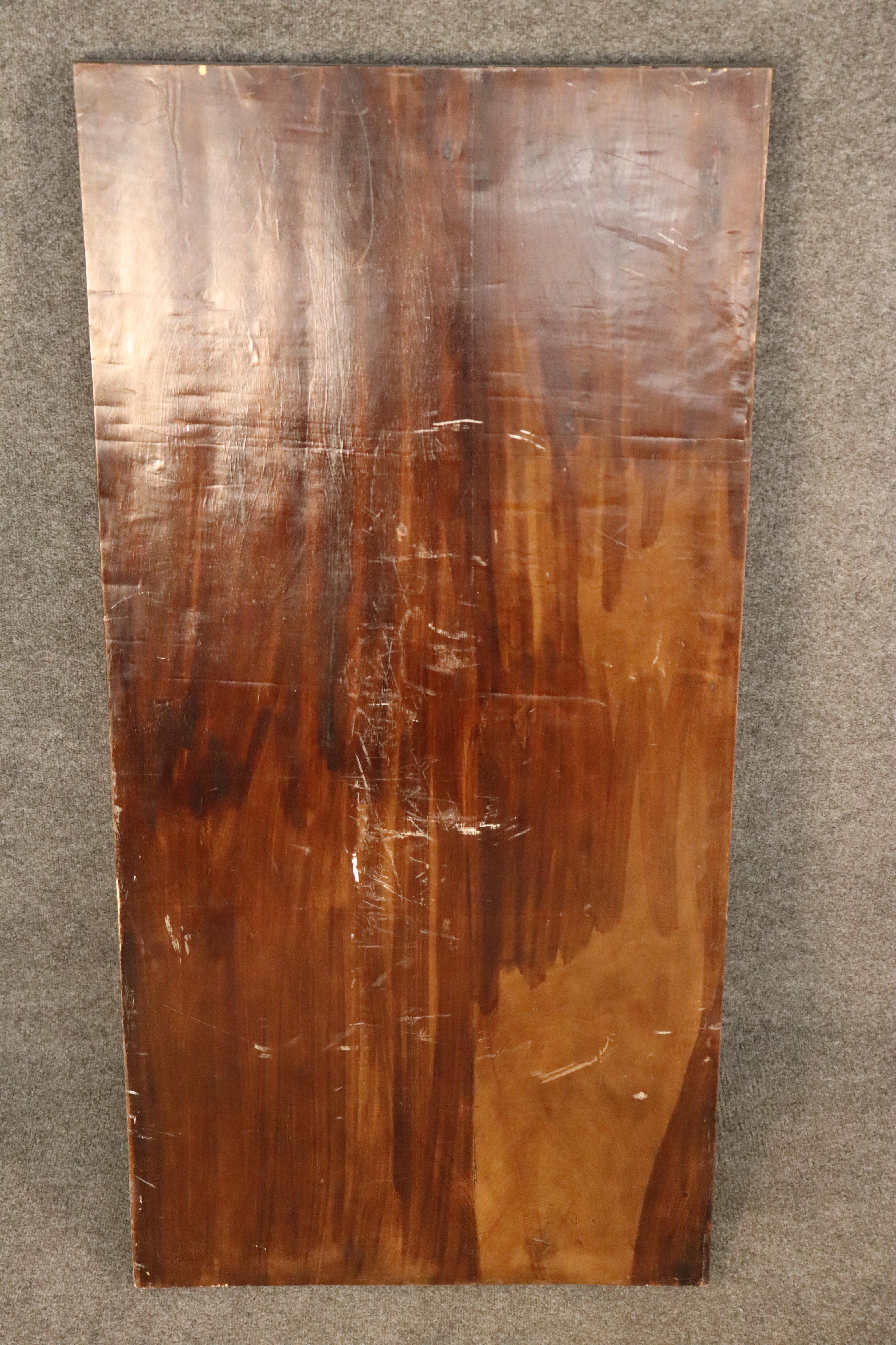 Fantastic Italian Tall Carved Walnut Figural Panel of Significant Age and Size For Sale 8