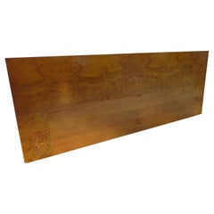 Fantastica testiera Kingsize Milo Baughman Thayer Coggin Burl Mid-Century Modern