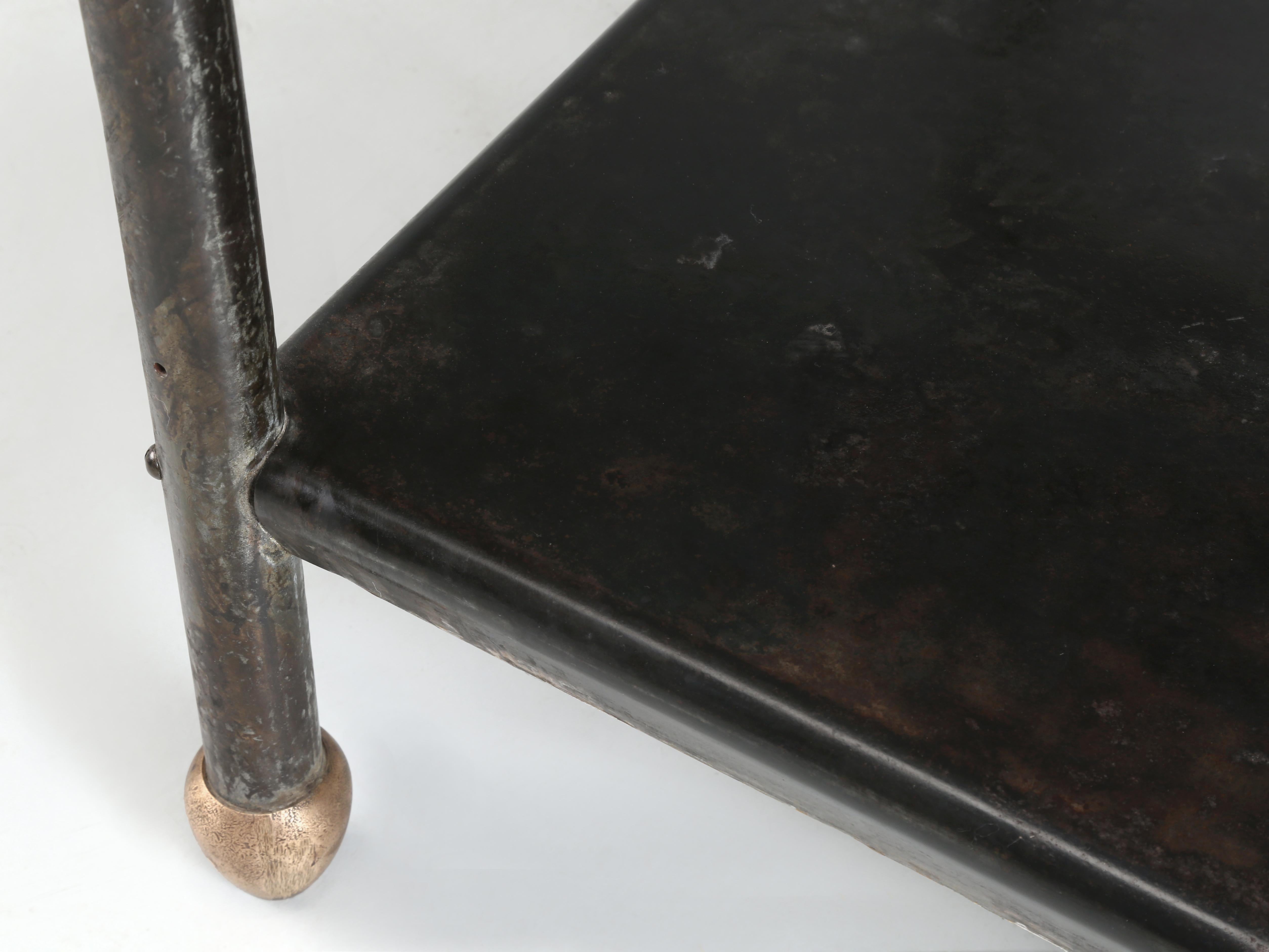 Fantástica isla de cocina recuperada de una mesa de carnicero de Wisconsin restaurada. en venta 8