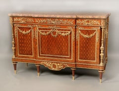 Fantastic Late 19th Century Gilt Bronze and Parquetry Commode by Zwiener Jansen