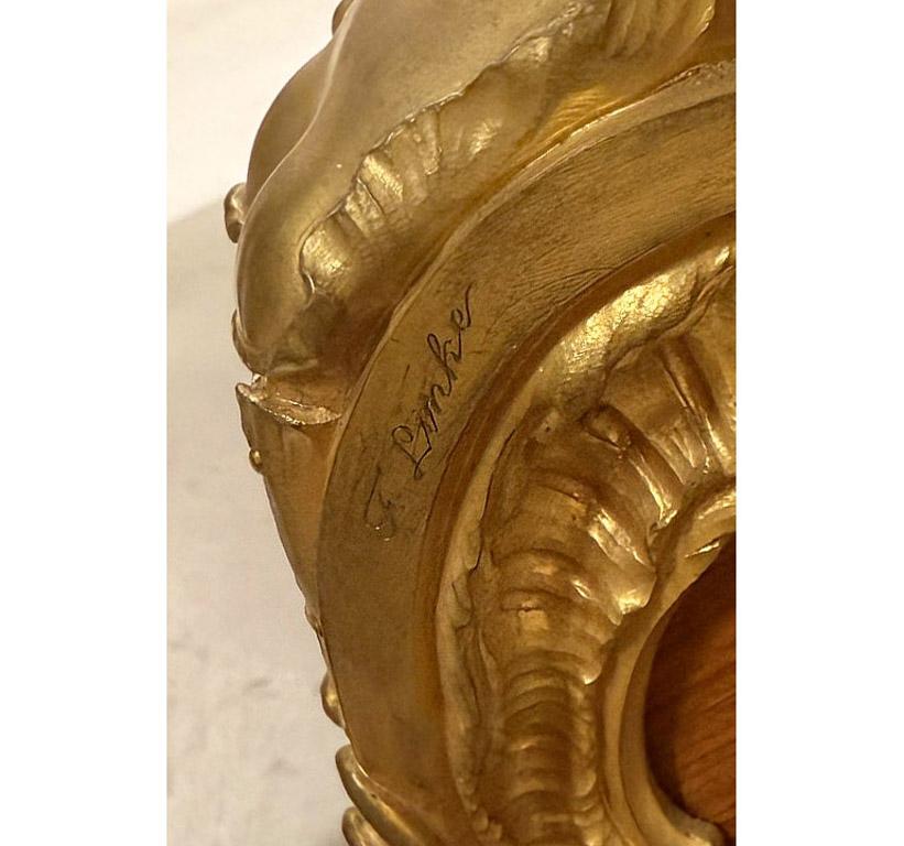 Fantastic Late 19th Century Gilt Bronze Mounted Center Table by François Linke For Sale 2