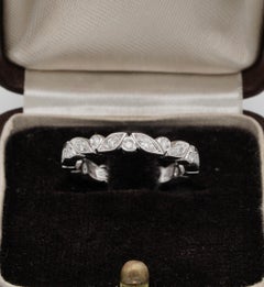 Fantastic Leaves Full Eternity Diamond Ring