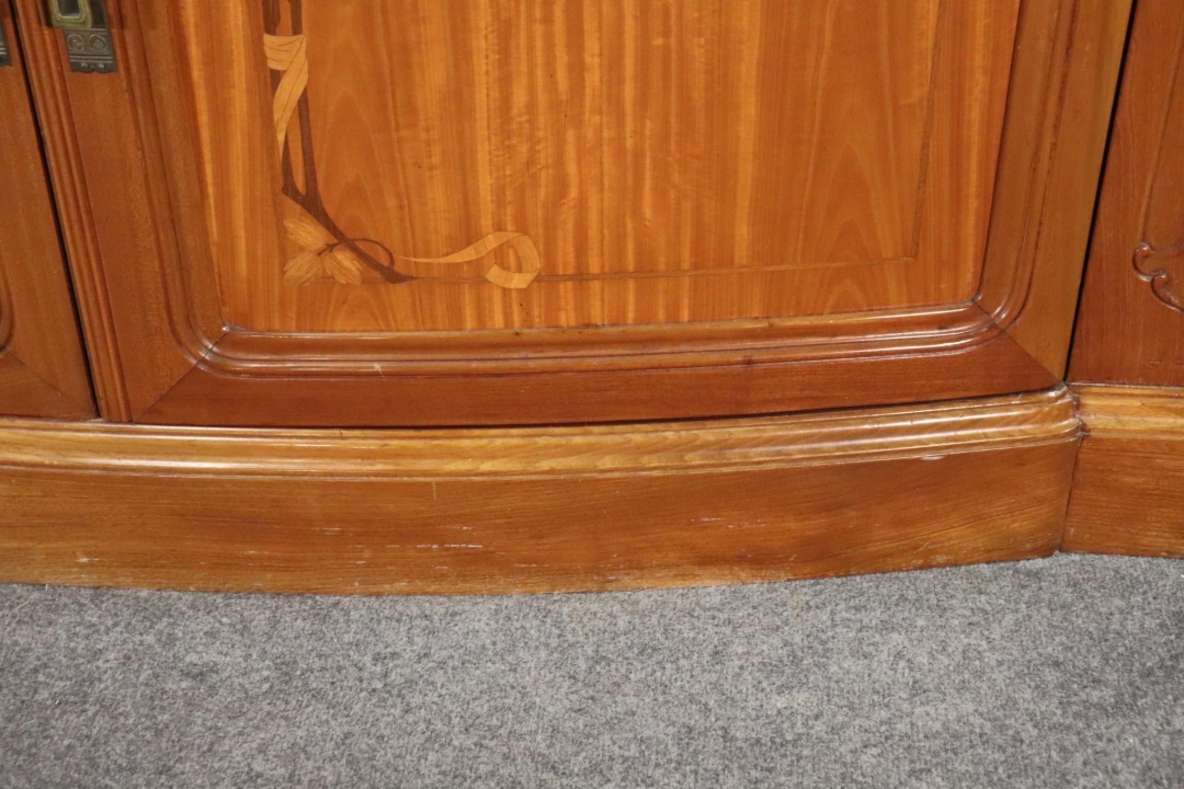 Fantastique buffet Directoire Maison Krieger of Paris avec plateau en marbre en vente 3