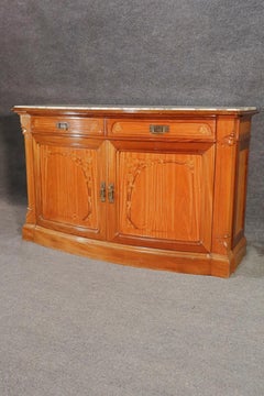 Fantastic Maison Krieger of Paris Marble Top Directoire Sideboard Buffet