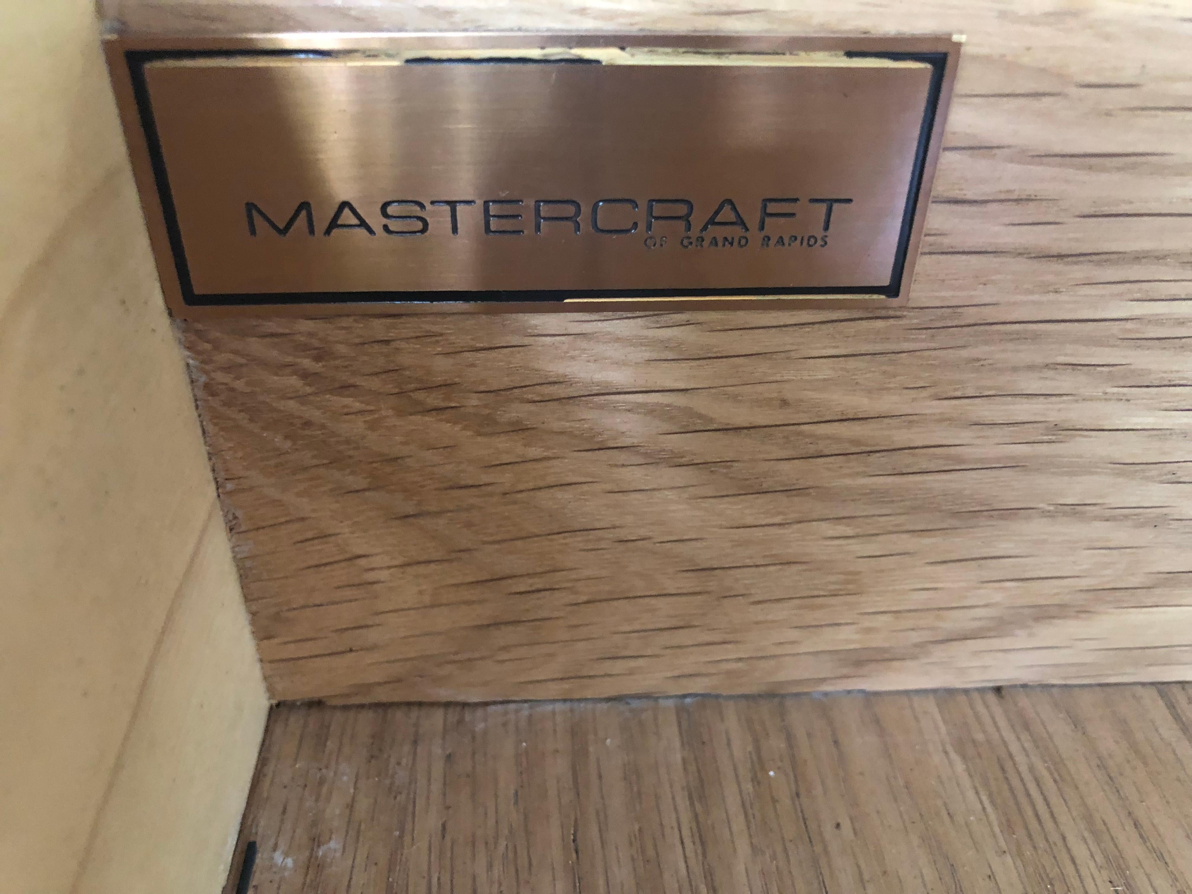Fantastic Mid-Century Modern Rare Mastercraft Brass Clad Bar and Cabinet 7