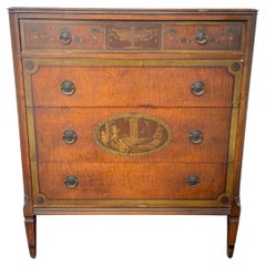 Retro Fantastic Mid Century Painted Tall Dresser