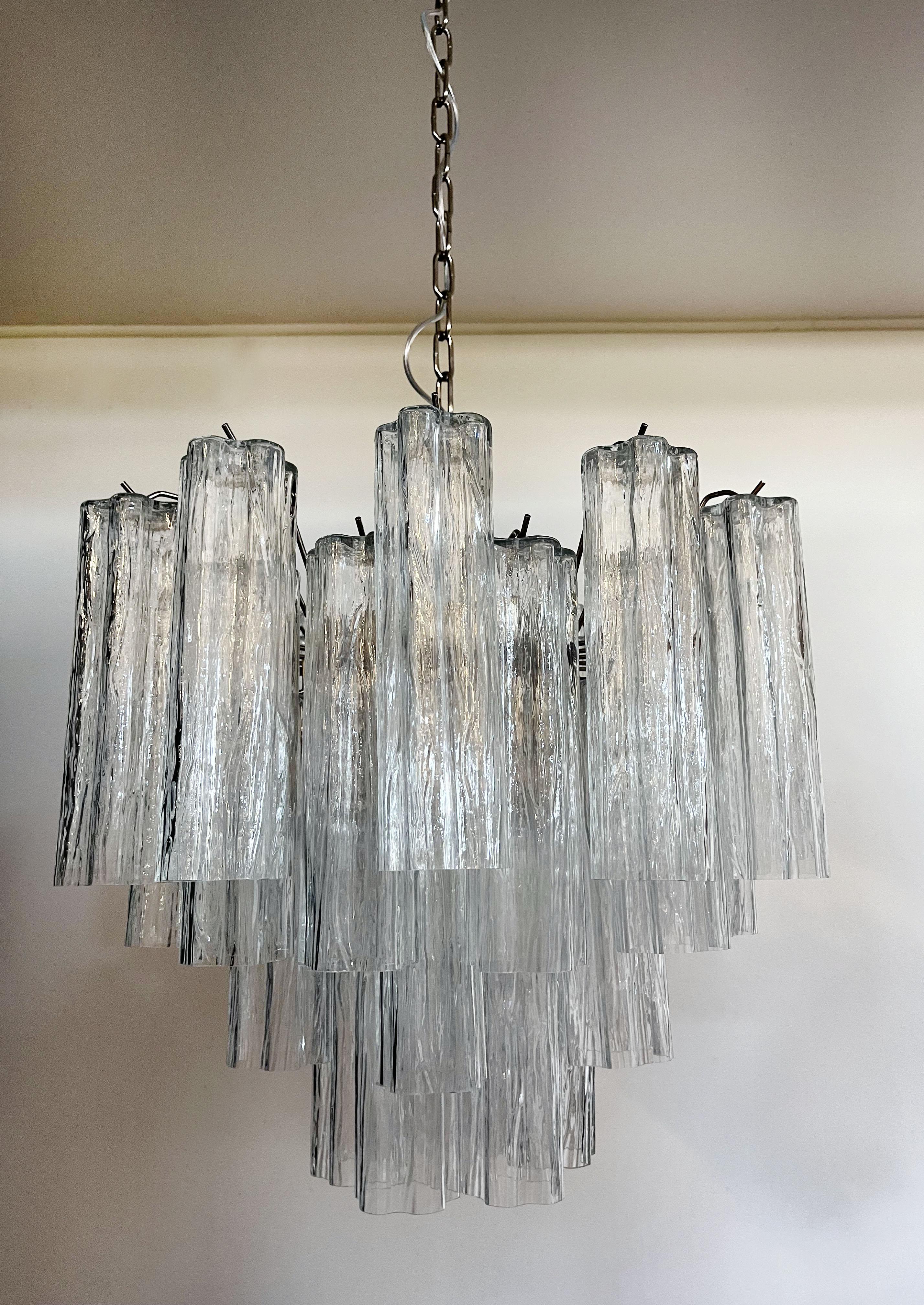 Fantastique lustre tube en verre de Murano, 36 tubes en vente 6