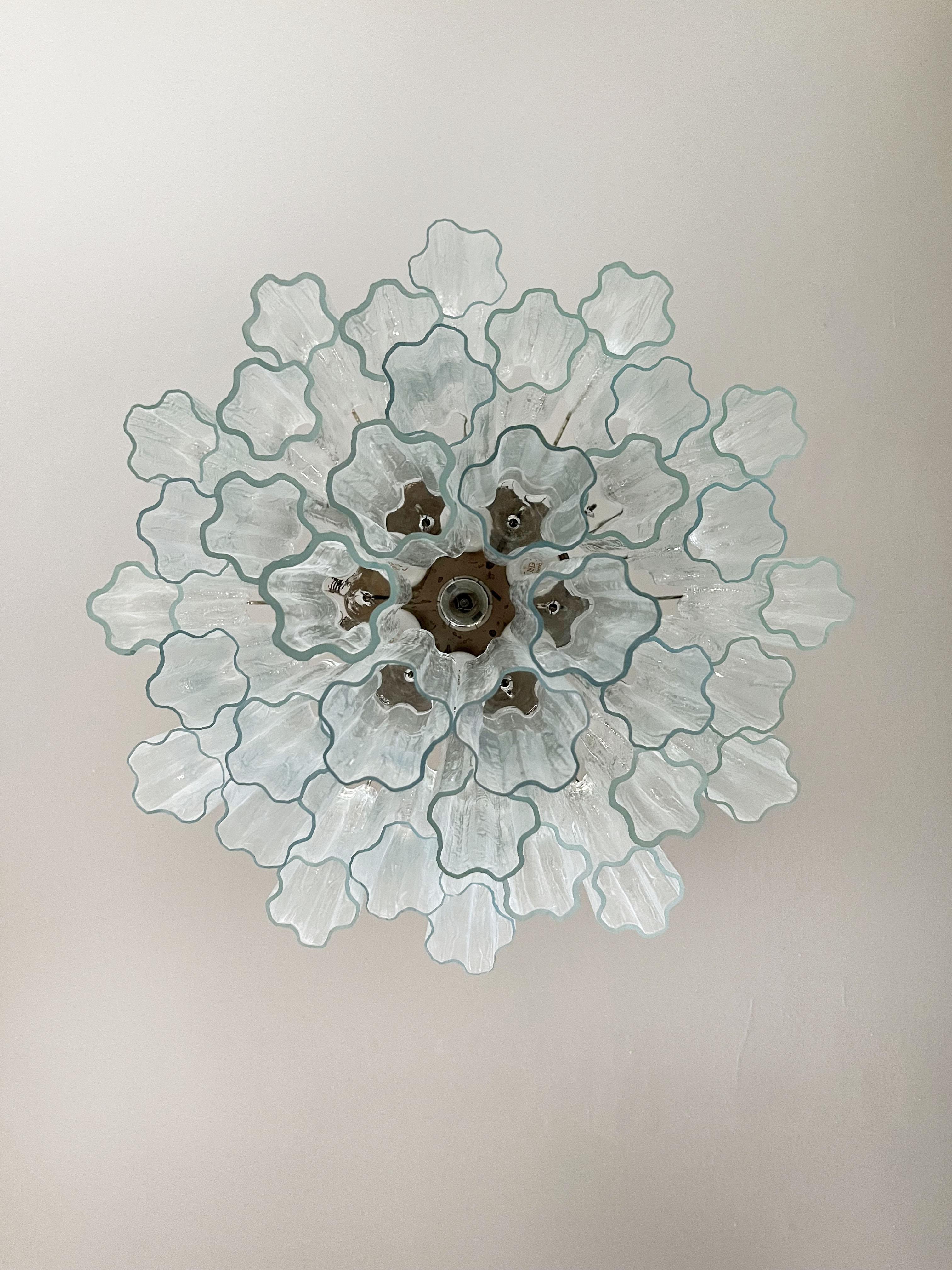 Fantastique lustre tube en verre de Murano, 36 tubes Bon état - En vente à Gaiarine Frazione Francenigo (TV), IT