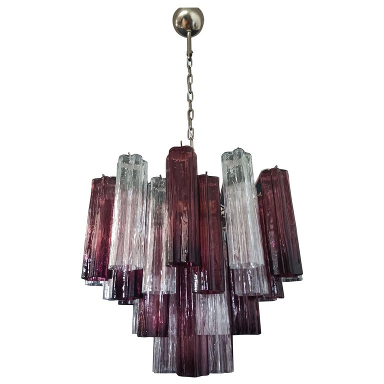 Fantastic Murano Glass Chandelier 36 Trapa And Amethyst Glasses For At 1stdibs Fantastic Murano Glass Chandelier, Crystal Chandelier Replacement Armor