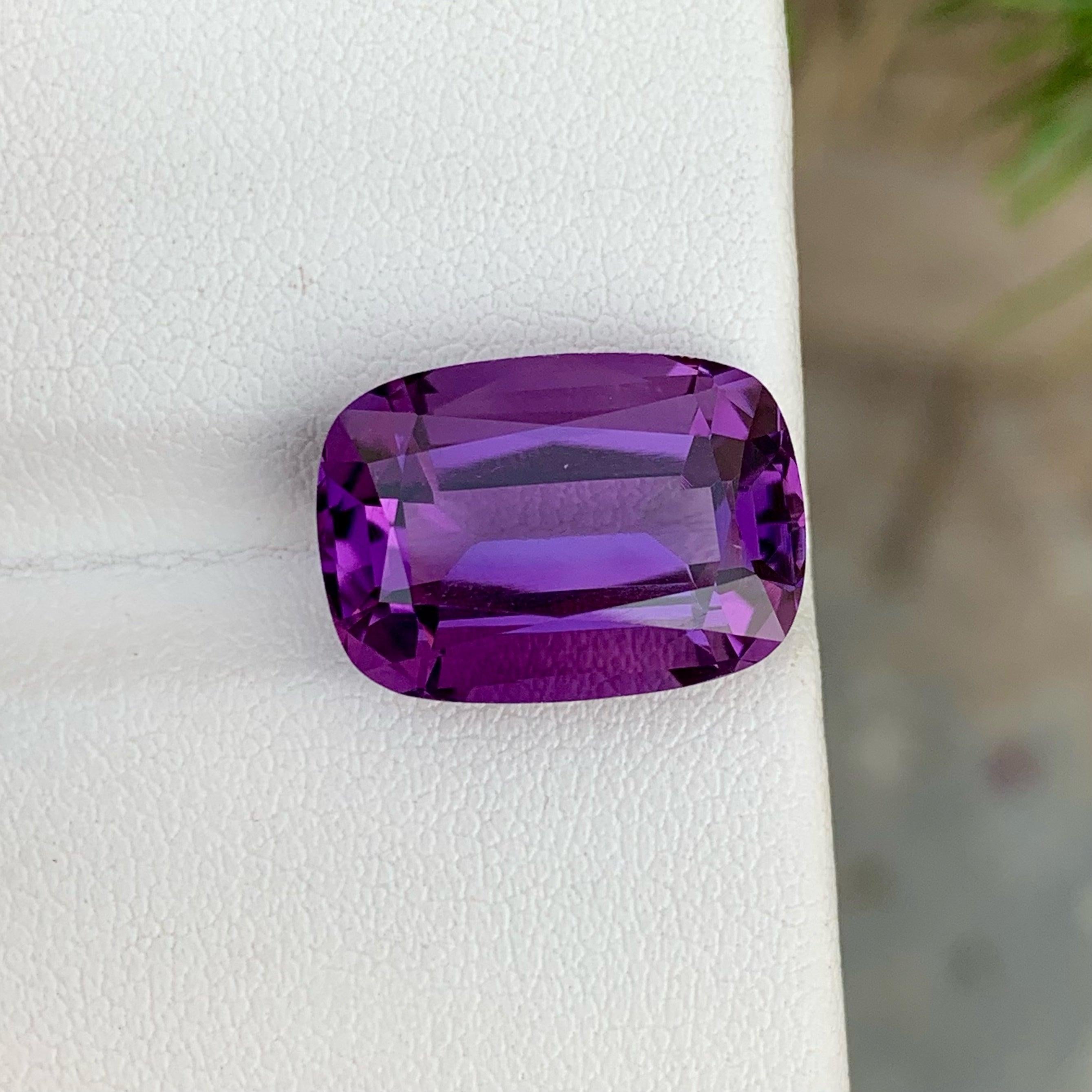 Fantastic Natural Deep Purple Amethyst Stone, Available for sale at wholesale price natural high quality at 9.80 Carats Eye Clean Clarity Unheated Natural Amethyst From Brazil.
 
Product Information:
GEMSTONE TYPE:	Fantastic Natural Deep Purple