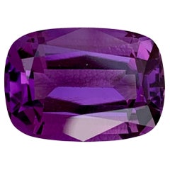 Fantastique pierre d'améthyste naturelle d'un violet profond, 9,80 carats
